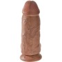 KING COCK - Realistischer Chubby Penis 23 cm in Karamell