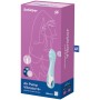 SATISFYER Air Pump Vibrator 5+ - Aufblasbarer G-Punkt Vibrator mit App Steuerung, Blau