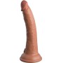 KING COCK Elite realistisch doppeldichte Silikon-Dildo 17,8 cm Karamell