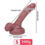 ARMONY - Realistischer Dildo aus flüssigem Silikon 13 cm