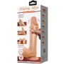 PRETTY LOVE Sliding Skin Series Realistischer Dildo mit Saugnapf und Fernbedienung, 24 cm