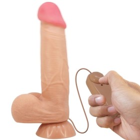 PRETTY LOVE Sliding Skin Series Realistischer Dildo mit Saugnapf und Fernbedienung 21,8 cm