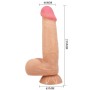 PRETTY LOVE Sliding Skin Series Realistischer Dildo mit Saugnapf und Fernbedienung 21,8 cm