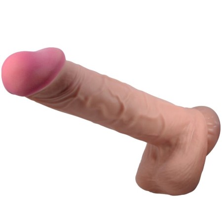 PRETTY LOVE - Sliding Skin Series Realistischer Dildo mit Saugnapf Braun 26 cm
