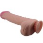 PRETTY LOVE - Sliding Skin Series Realistischer Dildo mit Saugnapf Braun 26 cm