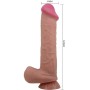 PRETTY LOVE - Sliding Skin Series Realistischer Dildo mit Saugnapf Braun 26 cm