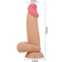 Pretty Love Sliding Skin Series Realistischer Dildo mit Saugnapf 19,4 cm