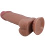 PRETTY LOVE - Sliding Skin Series Realistischer Dildo mit Saugnapf Braun 19,4 cm