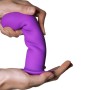 ADRIEN LASTIC - Hitsens 3 Silikon-Dildo Violett mit Doppel-Dichte
