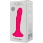 ADRIEN LASTIC - Hitsens 4 Silikon-Dildo Fuchsia mit Doppel-Dichte