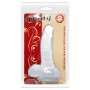BAILE Realistischer Dildo mit Saugnapf und Hoden 16,7 cm Transparent