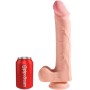 KING COCK - Realistischer 3D Penis mit Hoden 24,8 cm, Naturfarben