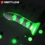 PRETTY LOVE Magical Nightfall Dildo ohne Vibration, Leuchtend Grün