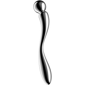 SATISFYER - STAR FORCE 2 Edelstahl Dildo mit Doppelender