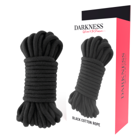 DARKNESS - Kinbaku Japanische Bondage-Seil 10 m Schwarz