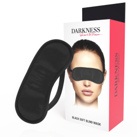 DARKNESS Bondage Augenmaske Schwarz aus Satin