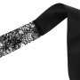 COQUETTE CHIC DESIRE - Schwarze Spitzen-Augenmaske mit Band