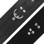 DARKNESS - schwarze Lederfesseln mit verstellbaren Schnallen
