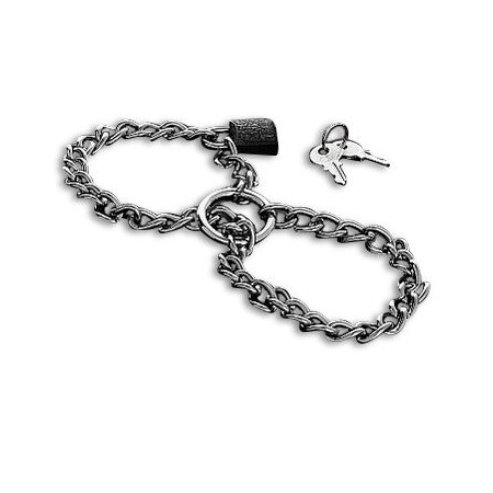 METAL HARD - Handschellen mit Edelstahlkette
