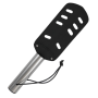 METAL HARD - THE PADDLE Original Leder und Metall mit Löchern