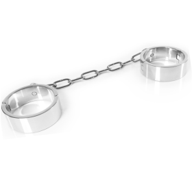 METAL HARD - Fußfesseln mit Inbusschlüssel für BDSM-Submission