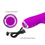 PRETTY LOVE - RACHEL Wiederaufladbarer Vibrator mit Saugnapf in Violett