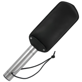 METAL HARD - Original Leder- und Metall-Paddel mit Edelstahlkern