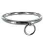 METAL HARD BDSM Halsband mit O-Ring 18cm aus hochwertigem Stahl