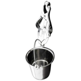 METAL HARD - Nippelklemme mit Gewichtstank aus Edelstahl