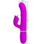 Pretty Love Rabbit Vibrator mit Licking Funktion, Fuchsia