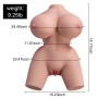 XISE Frieda Realistischer weiblicher Torso mit Vibration und thrusting, 36 cm