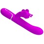 PRETTY LOVE - Multifunktionaler 4-in-1 Rabbit Vibrator Schmetterling Fuchsia