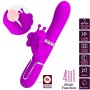 PRETTY LOVE - Multifunktionaler 4-in-1 Rabbit Vibrator Schmetterling Fuchsia
