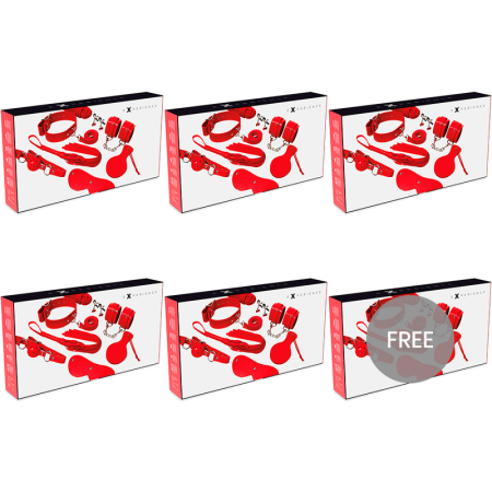 EXPERIENCE - BDSM Fetisch Kit Rot Serie 5+1 Gratis