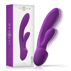 INTENSE FUN Luigi Rabbit Vibrator aus flüssigem Silikon, violett
