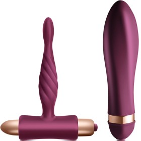 CLIMAXIMUM - Dare Kit mit gedrehtem Vibrator und Anfänger-Analplug