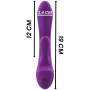 INTENSE FUN Luigi Rabbit Vibrator aus flüssigem Silikon, violett
