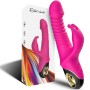 ARMONY ZING Rabbit Vibrator Dildo in Fuchsia – 9 Vibrationsmodi & 5 Stoßmodi, USB Wiederaufladbar