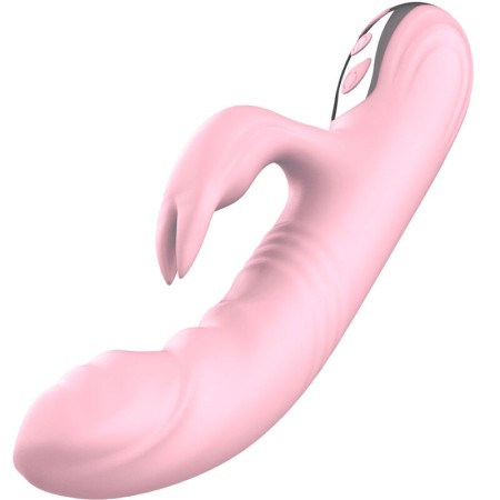 ARMONY Fully Finger Vibrator Rabbit mit Wärmeeffekt, Rosa, Wasserdicht, Wiederaufladbar