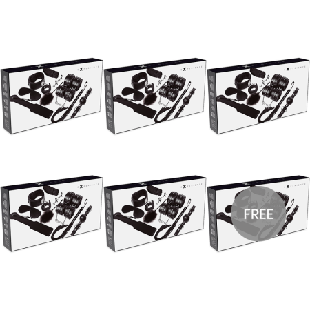 EXPERIENCE BDSM Fetisch Kit Serie Black 5+1 Gratis