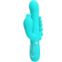 PRETTY LOVE Cammy 4-in-1 Multifunktions Triple Rabbit Vibrator Blau