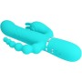 PRETTY LOVE Cammy 4-in-1 Multifunktions Triple Rabbit Vibrator Blau