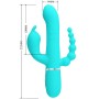 PRETTY LOVE Cammy 4-in-1 Multifunktions Triple Rabbit Vibrator Blau