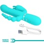 PRETTY LOVE Cammy 4-in-1 Multifunktions Triple Rabbit Vibrator Blau