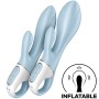 Satisfyer Air Pump Bunny 1 Inflatable Rabbit Vibrator Blau