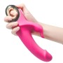 ARMONY Meteor Rabbit Vibrator mit rotierendem Dildo, Fuchsia