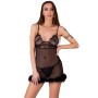 Livco Corsetti Fashion Zerunam Set Babydoll und Tanga Schwarz