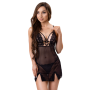 Livco Corsetti Fashion - Pilar LC 20207 Babydoll und Tanga Schwarz L/XL