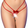 CHILIROSE CR 4695 Babydoll & Tanga Crotchless Rot S/M