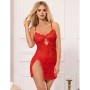 SUBBLIME - Rotes Spitzen-Babydoll mit verstellbaren Trägern S/M